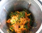 A picture of step 5 of Palak Paneer Tarts.