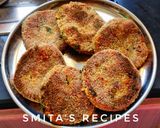 A picture of step 6 of Sweet potato and raw banana tikki.