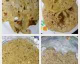 A picture of step 1 of Roti ke Dahibhalle.
