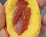 Foto del paso 1 de la receta: Croquetas de polenta rellenas con dulce de membrillo
