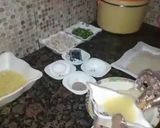 A picture of step 1 of Chicken noodles balls # Ramdanki tayari.