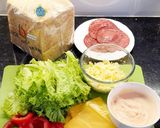 Foto langkah ke 1 dari resep Sandwich Roti Gandum.
