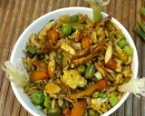 A picture of step 5 of Veggie Fried Rice.