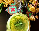 A picture of step 4 of Subja sattu drink.