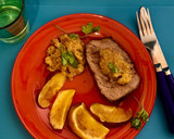 Foto del paso 19 de la receta: Mi bife de chorizo horneado en sidra, acompañado por su gravy y rodajas de manzana acaramelada