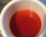 Une image de l'étape 5 de Compote pêches et kiwis à l'orange.