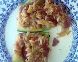 Foto del paso 12 de la receta Calabacines rellenos de arroz y jamón