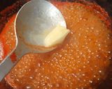 A picture of step 3 of Tomato soup with Garlic Butter toasted bread.