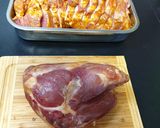 Parasztsonkás egyben sült tarja recept fázis 2 fotója