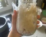 A picture of step 4 of Taro soy milk 🥛.