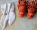 Foto langkah ke 1 dari resep Lobter vs cumi saus tiram.