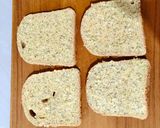 Foto langkah ke 3 dari resep Mini Garlic Bread / Garlic Crouton With Sourdough Loaf.