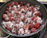 A picture of step 1 of Homemade Cherry pie filling.