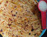 A picture of step 6 of Sugar wali roti.