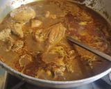 A picture of step 6 of Chicken curry.