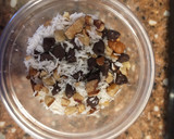 A picture of step 5 of Cocoa Loco bread pudding.