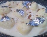 A picture of step 5 of Ras Malai.