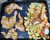 Foto del paso 6 de la receta: Pata Muslo y Alitas al horno con papas