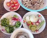 A picture of step 1 of Tom Yum Soup with Mushrooms and Shrimp.