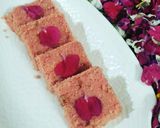 A picture of step 6 of Rose Paneer Sandesh.