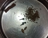 A picture of step 4 of Tahri or spicy pulav.