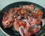 Hình bước làm 1 của món Chim Cút chiên bơ