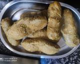 A picture of step 3 of Dudhi na Muthiya.