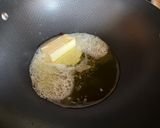 A picture of step 2 of Creamy Shrimp and Mushroom Fettuccine.