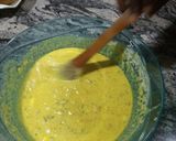 A picture of step 1 of Rava & mix mango veg toast.