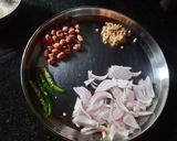A picture of step 1 of Veg Upma.