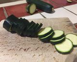 Une image de l'étape 1 de Bouchées courgettes.