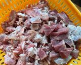 Gambar langkah 3 resipi Asam Pedas Daging Tetel ala Melaka.