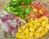 A picture of step 1 of Nachos Chaat.