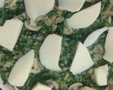 Foto del paso 3 de la receta: Tarta de espinaca, champiñones y queso 🍃🧀