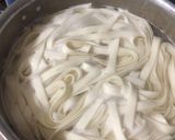 Foto del paso 6 de la receta: Fideos cinta con bolognesa a cuchillo