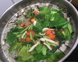 รูปขั้นตอนการทำที่ 6 ของ ราดหน้าเต้าหู้งาดำ เน้นผัก (เจ)🌽🥬🥦🥕 กินเจแบบสุขภาพดี