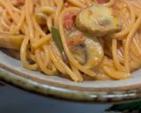 Foto del paso 11 de la receta: Espagueti con Crema de Champiñones y Chorizo Chipotleado