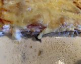 Tejszínes sajtos csirkemell baconnel gombával recept fázis 3 fotója