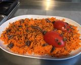 Une image de l'étape 5 de Souris de tomates sur champ de carottes (anchois,câpres, algues et melfor).