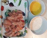 A picture of step 1 of Chicken poppers.