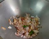 A picture of step 2 of Paneer Afghani.