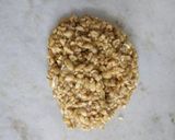 A picture of step 4 of Peanut chikki.