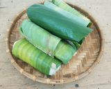 Hình bước làm 1 của món Chè chuối bọc xôi nướng