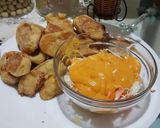 Foto langkah ke 8 dari resep Chicken Egg Roll ala HokBen + salad + sup tahu.