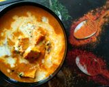 A picture of step 6 of Paneer Makhani.