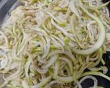 Bottleguard Noodles with Pan Fried Mushrooms recipe step 2 photo
