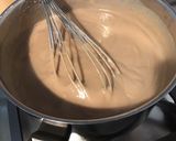 Une image de l'étape 8 de Flan d'Halloween au chocolat, poires et menthe.