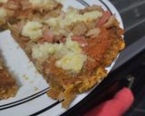 Foto del paso 10 de la receta: "Pizza"🍕de plátano🍌🥓🍗pintón🍕🧀🍅sin horno