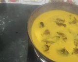 A picture of step 3 of Kadi Pakoda.