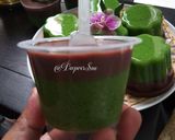 Foto langkah ke 2 dari resep Puding Lumut Coklat Duo.